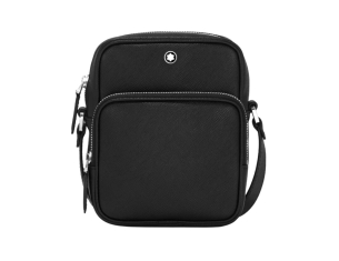 Mochila Montblanc Sartorial Nano Menssenger - Preta