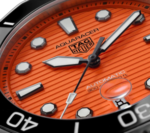 Relógio TAG Heuer Aquaracer Professional 300 Orange Diver - WBP201F.BA0632